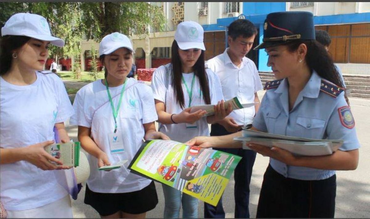 «Назар аударыңыз – жаяу жүргінші!» атты рейдтік шара өтуде