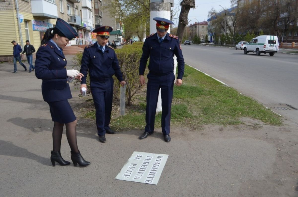 Петропавл жол жиегіне ескерту белгілерін қойды