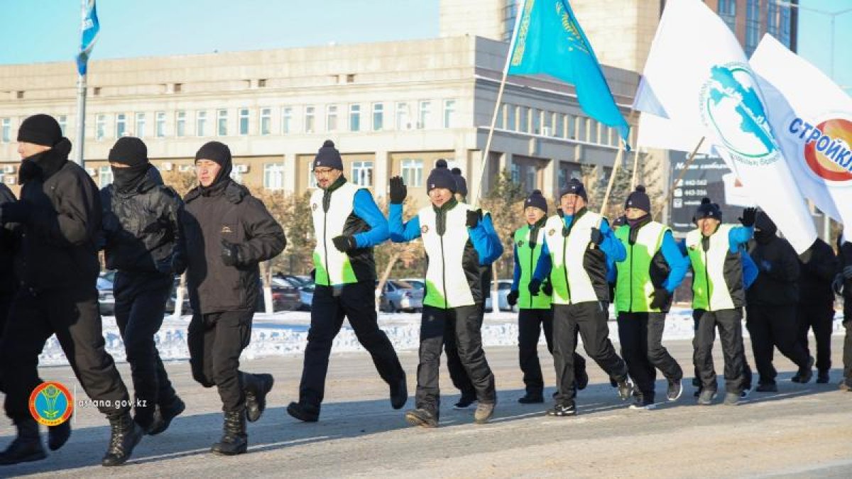 "Нұр-Сұлтан - Түркістан" марафонына қатысушылар 1400 шақырымды жүгіріп өтеді