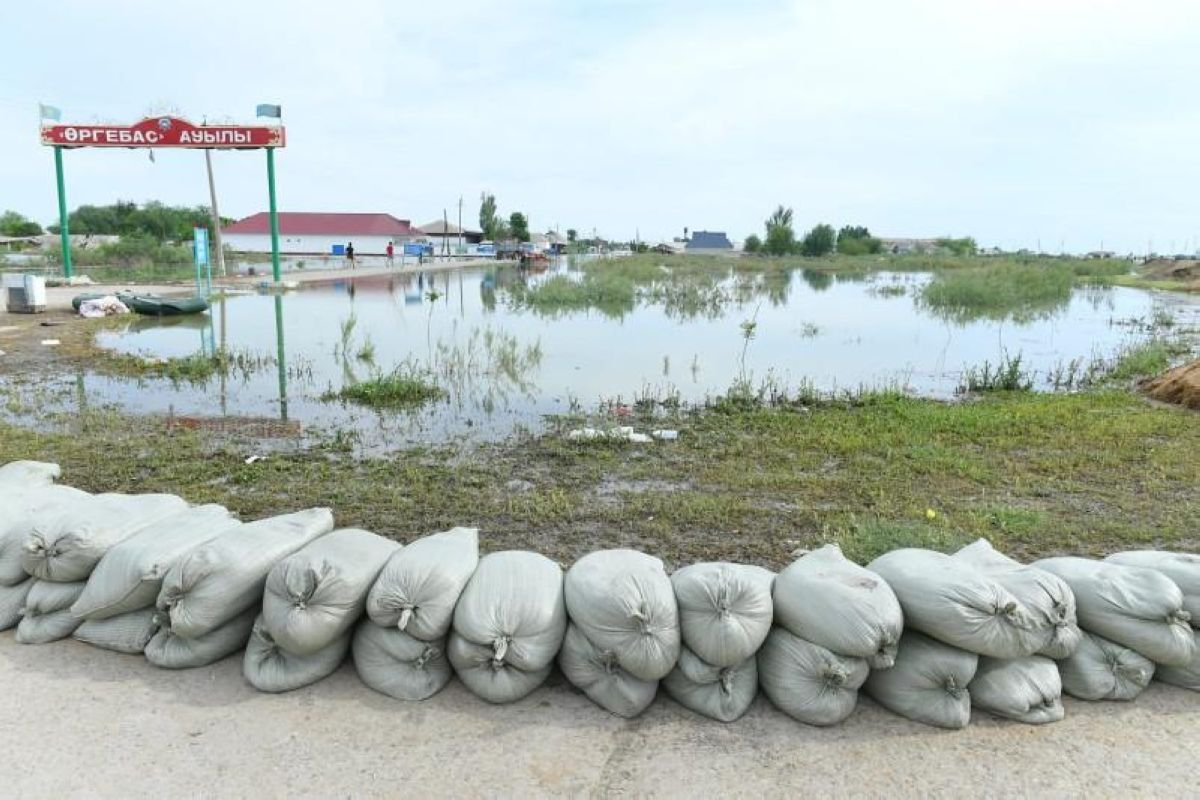 Мақтааралда су деңгейі төмендеді