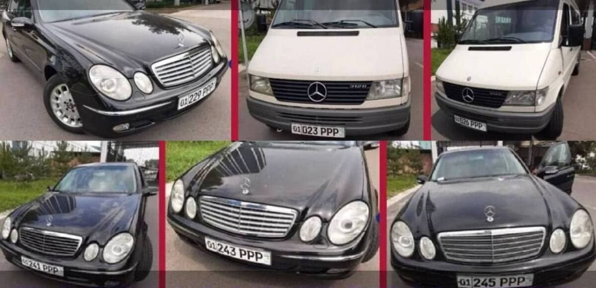 Президент әкімшілігі бірнеше Mercedes Benz автокөлігін сатуға қойды