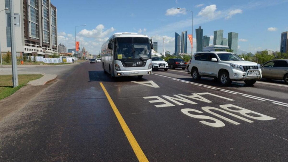 Тұран мен Қабанбай батыр даңғылында Bus Lane қайта іске қосылды