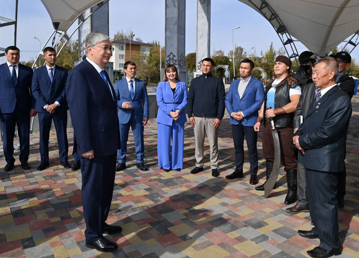 Мемлекет басшысы Қонаев қаласында еңбек ардагерлерімен, спортшылармен жүздесті