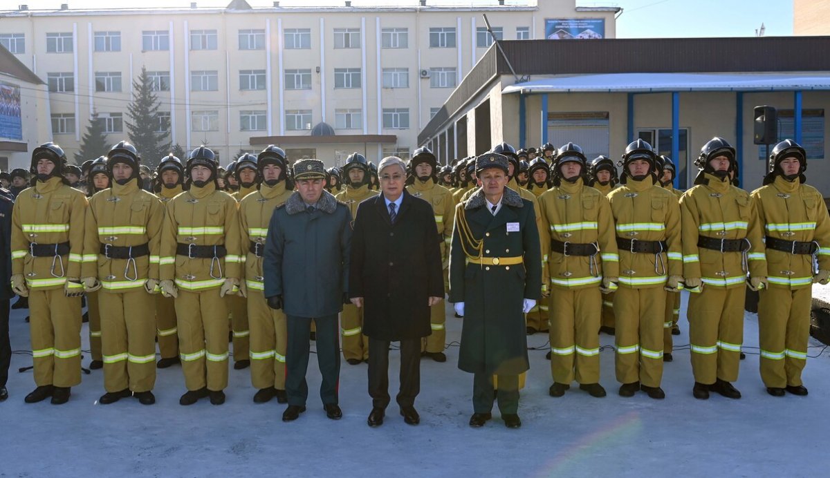 Президент Мәлік Ғабдуллин атындағы Азаматтық қорғау академиясына барды