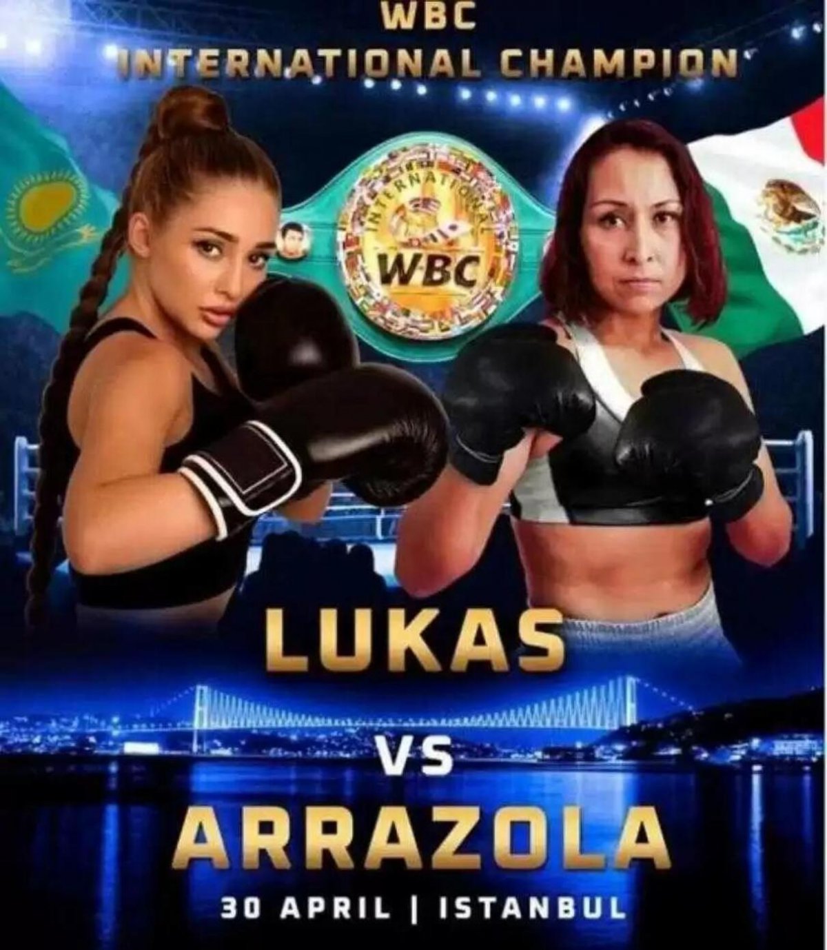 Ангелина Лукас WBC титулы үшін жекпе-жек өткізеді