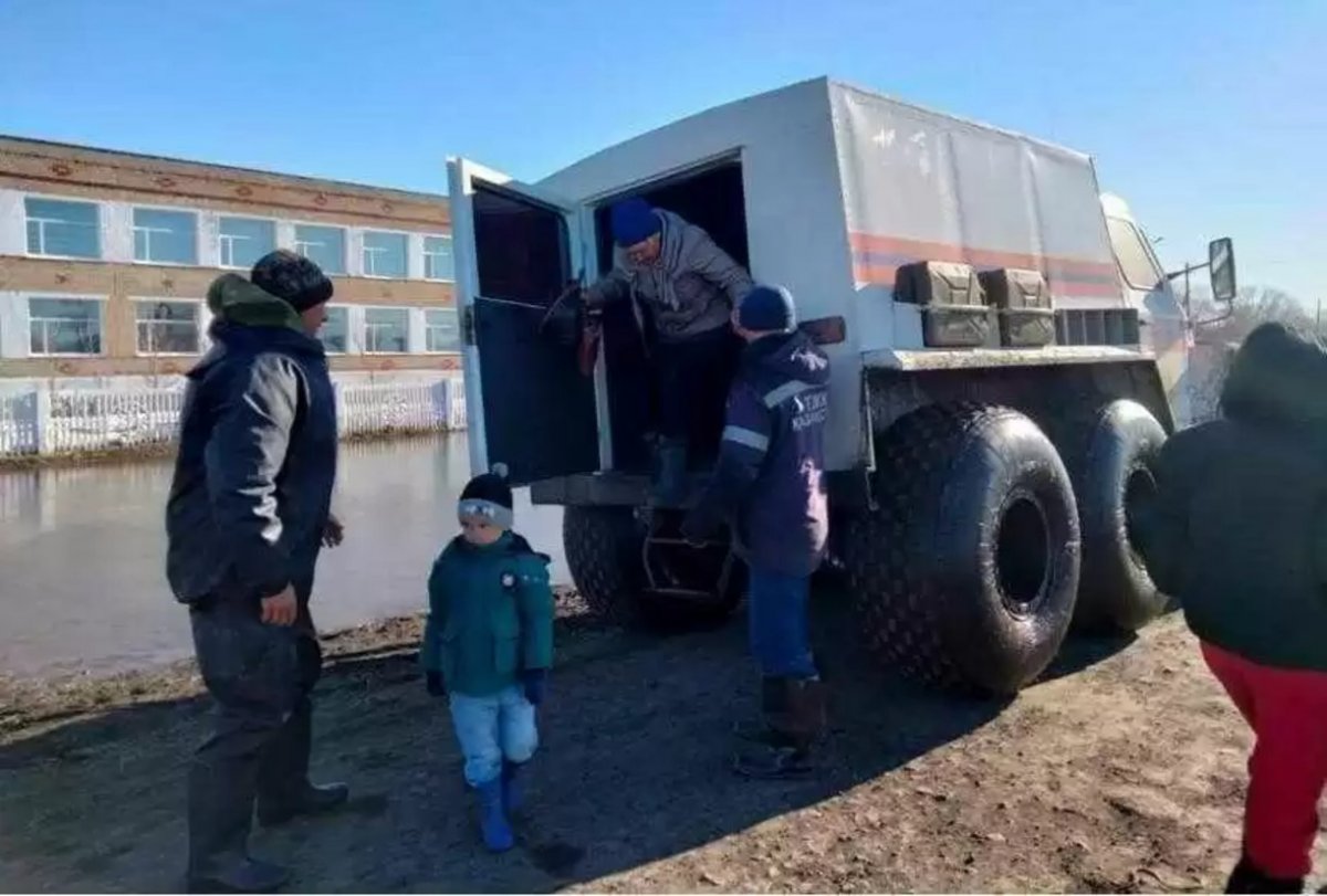 Қостанай облысында ауыл тұрғындары эвакуацияланды