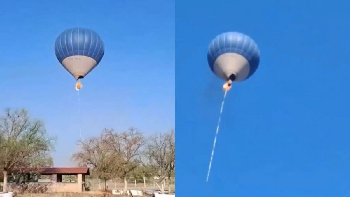 Әуе шары өртеніп, 2 адам қаза болды (ВИДЕО)