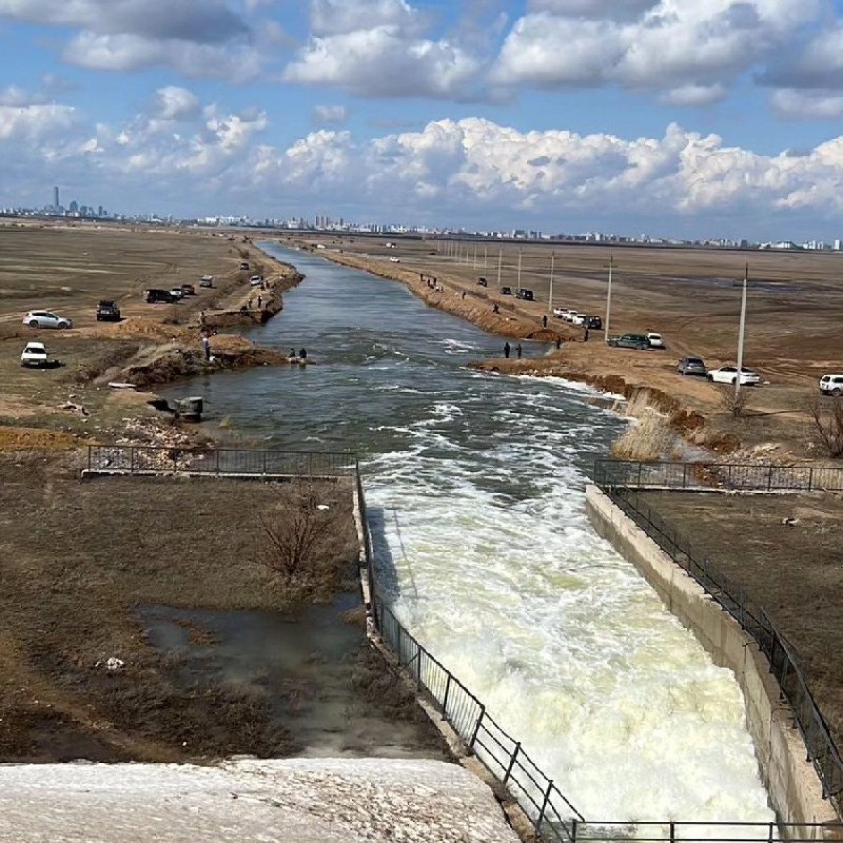 Есіл өзенінің су деңгейі көтерілді