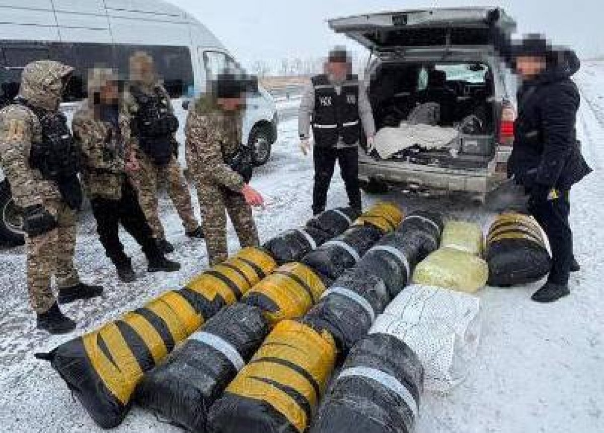 Астанаға есірткі жеткізетін курьерден 1,6 тонна марихуана тәркіленді