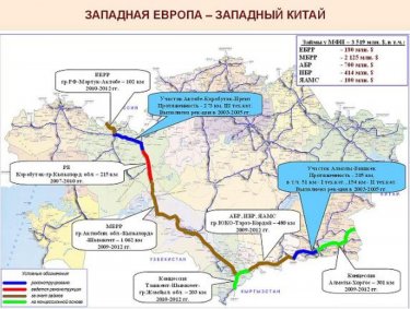 "Батыс Еуропа - Батыс Қытай" автодәлізінің құрылысуы аяқталуға жақын