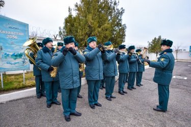 ОҚО әкімі ҚР Ұлттық гвардиясының мерекелік саптық жиынына қатысты