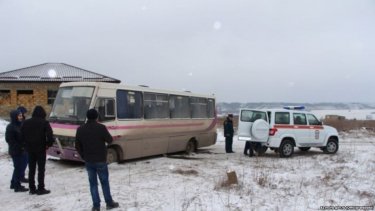 Астана шетінде аяздан қатып қалған автобустан 47 өзбекстандық құтқарылды