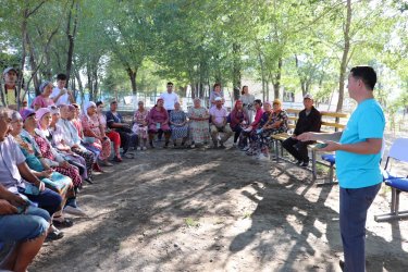 «Ауыл аманаты» жобасы: мобильді топ өкілдері Жаңақорғанда