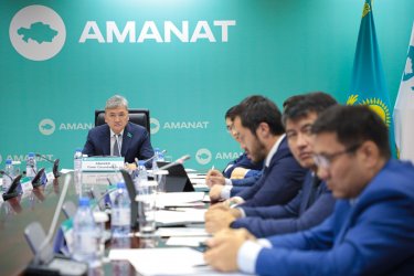 «AMANAT» партиясында көлік және логистиканы дамыту мәселесі талқыланды