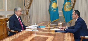 Президент Сенат төрағасы Мәулен Әшімбаевты қабылдады