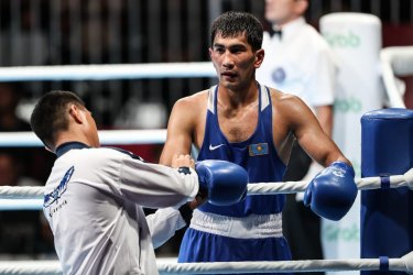 Боксшы Асланбек Шымбергенов Азия чемпионатының финалына өтті