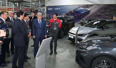 Мемлекет басшысы Қостанай облысында Kia Sportage өндірісін іске қосты