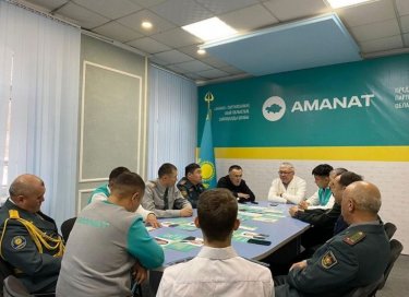 Колледж оқытушыларына «AMANAT» партиясының бағдарламасы таныстырылды