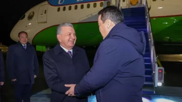 Астанаға Өзбекстан Президенті келді