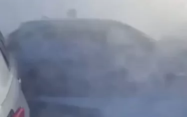 Астана-Көкшетау бағытындағы тасжолда 9 автокөлік соқтығысып қалды