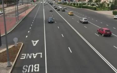 Астанада көліктерге автобус жолағымен жүруге рұқсат берілді