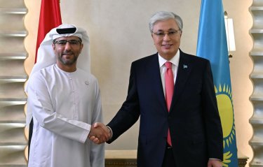 Президент Abu Dhabi Ports Group бас директоры Мұхаммед Әл-Шамисимен кездесті