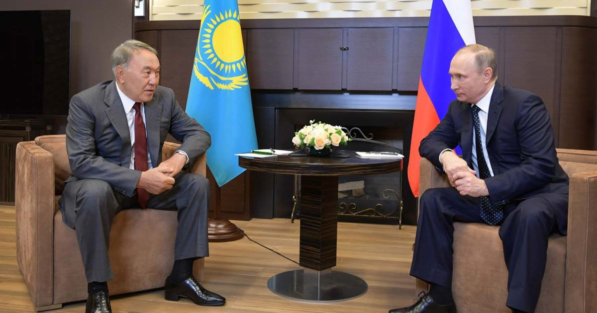 Қазақстан Президенті Н.Назарбаев РФ президенті В.Путинмен кездесті