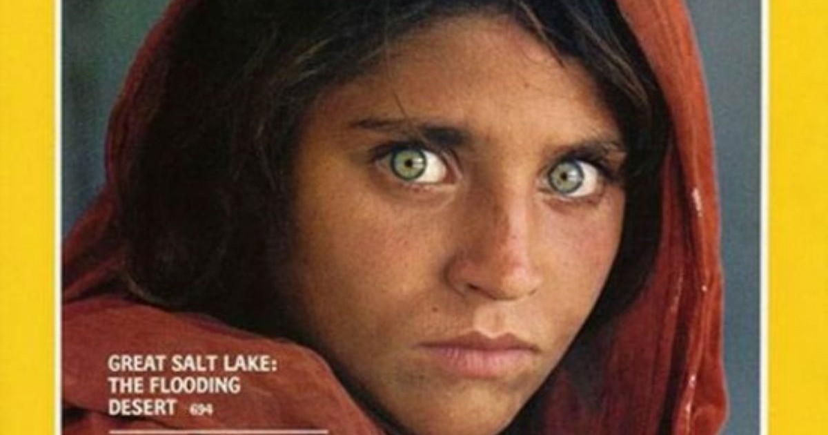 Пәкістан билігі National Geographic мұқабасындағы ауған қызын босатады