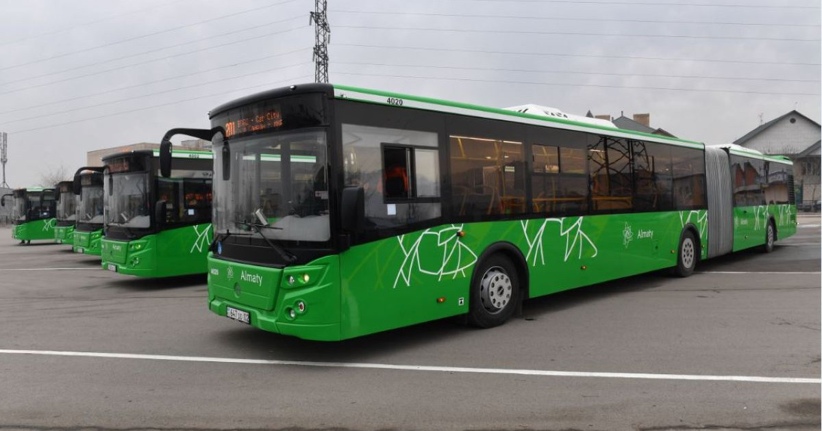 Алматының автобус паркі 100 пайыз жаңарады