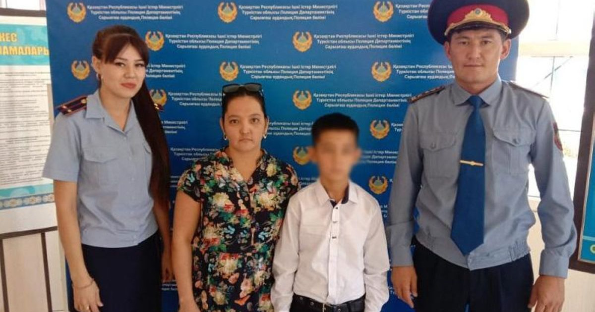 6 күн бойы үйіне оралмаған сарыағаштық жеткіншек Шымкенттен табылды