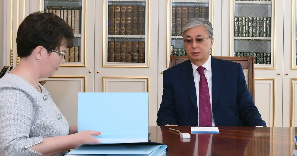Президент Есеп комитетінің төрайымы Наталья Годунованы қабылдады
