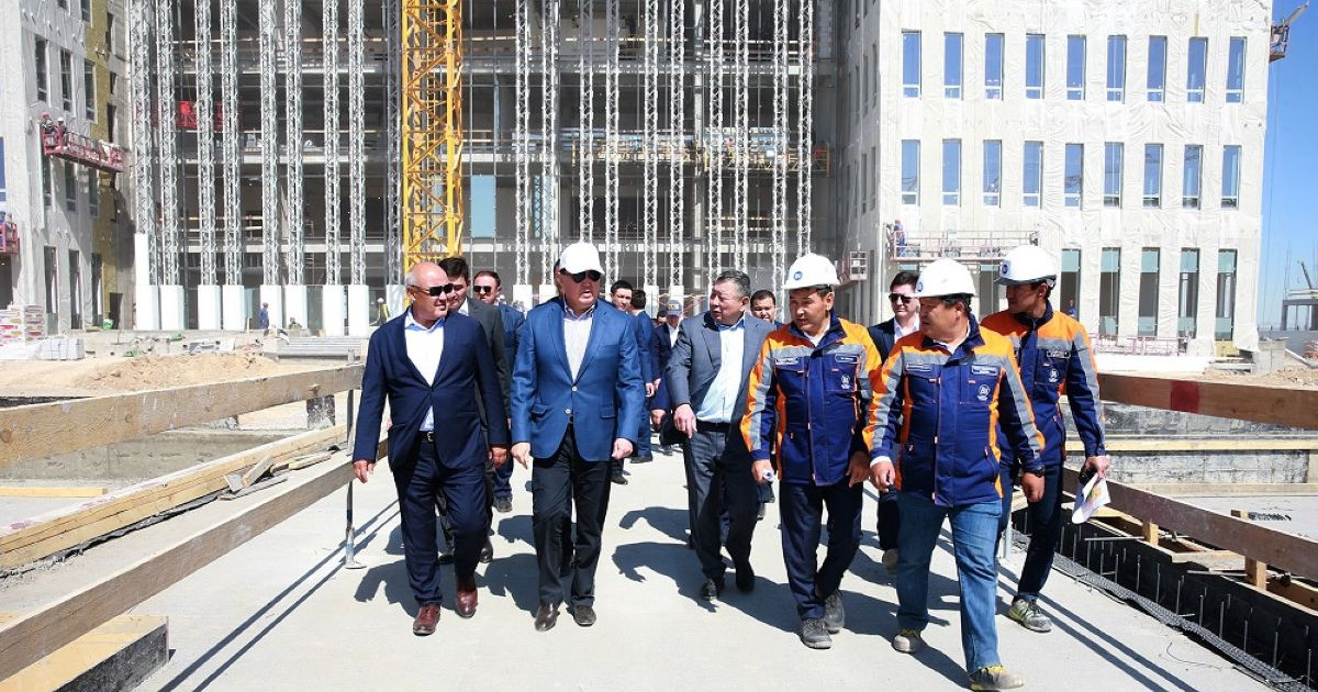 Асқар Мамин Түркістанда салынып жатқан нысандарды аралады