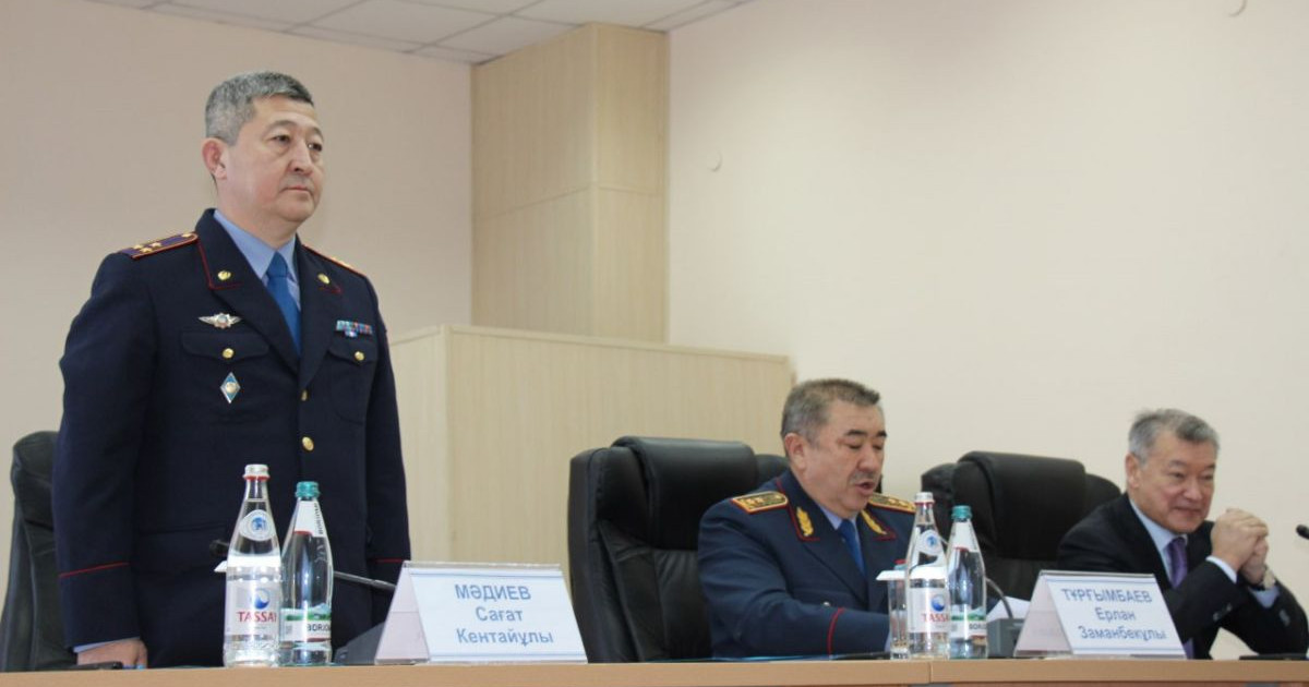 ШҚО полиция департаментінің басшысы тағайындалды