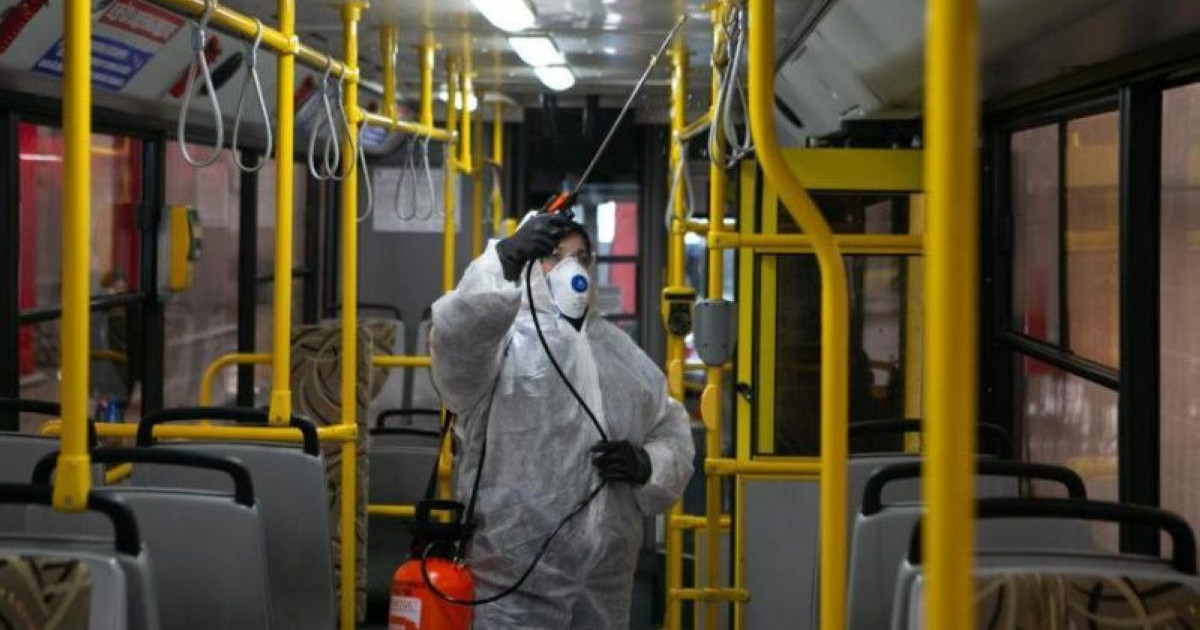 Қоғамдық көліктер күніне 3 рет дезинфекциялануда