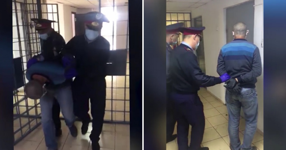 Алматы облысында әскери қызметкерді соққыға жыққан бұзақы ұсталды (видео)