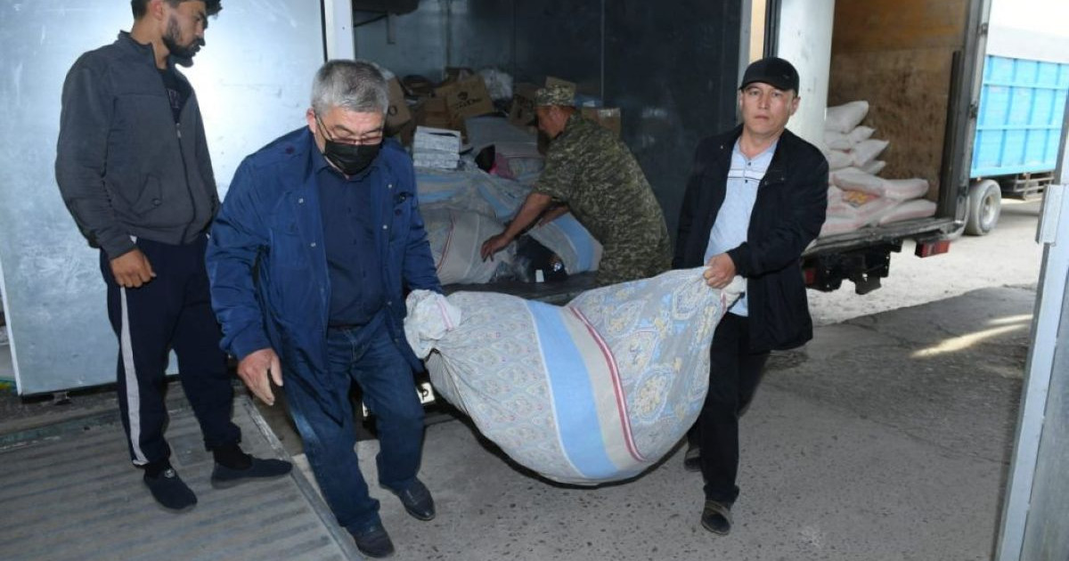 «Cалиқалы ұрпақ» қоғамдық қоры Мақтааралға көмек ретінде 20 тонна азық-түлік жеткізді