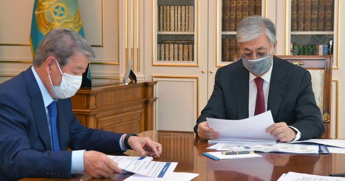 Ахметжан Есімов Президентке есеп берді