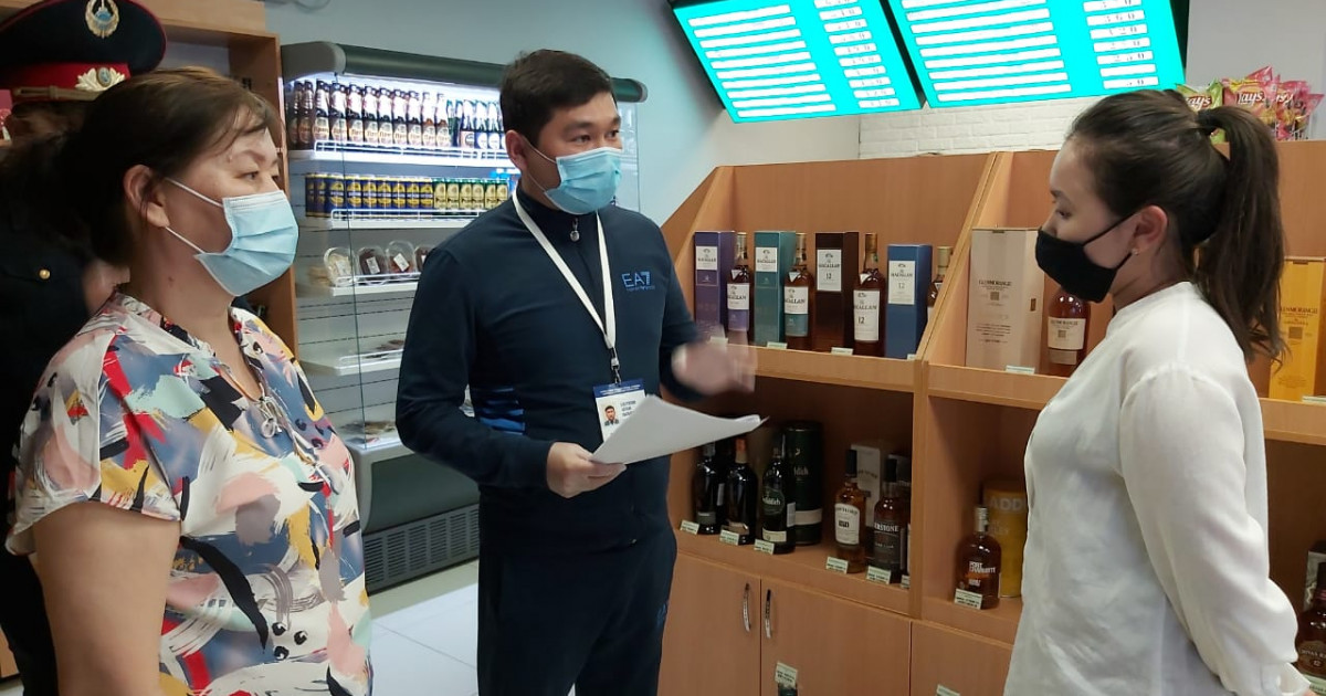 Атырауда ТЖ кезінде екі сауда үйі мен базар заңсыз жұмыс істеген