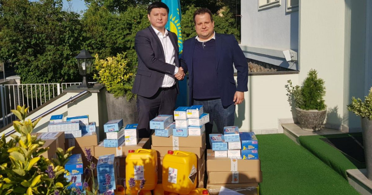 Чехиялық кәсіпкерлер Қазақстанға гуманитарлық көмек жіберді