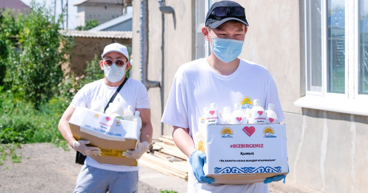 Нұротандықтар дәрігерлерге жеміс-жидек, сүт өнімдерін жеткізуде
