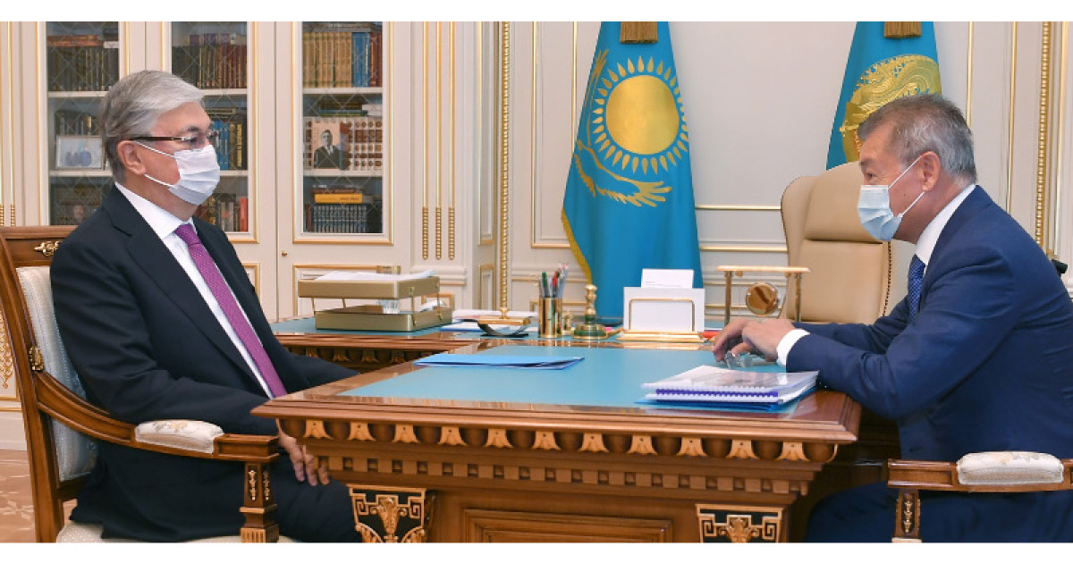 Президент Даниал Ахметовты қабылдады