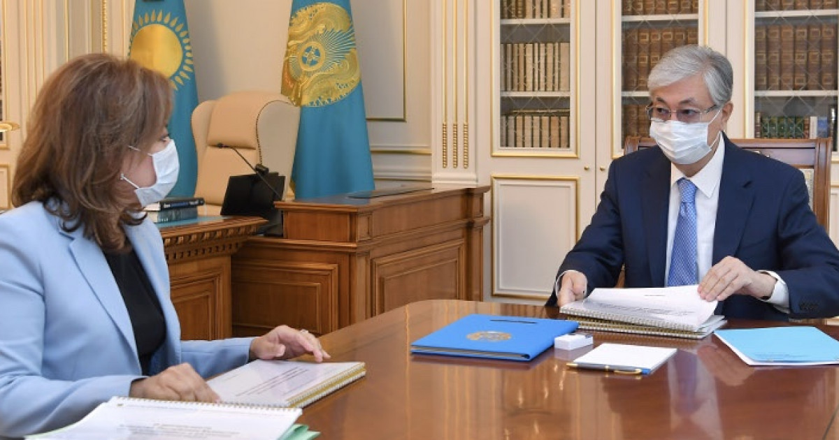 Президентке Мәдина Әбілқасымова есеп берді