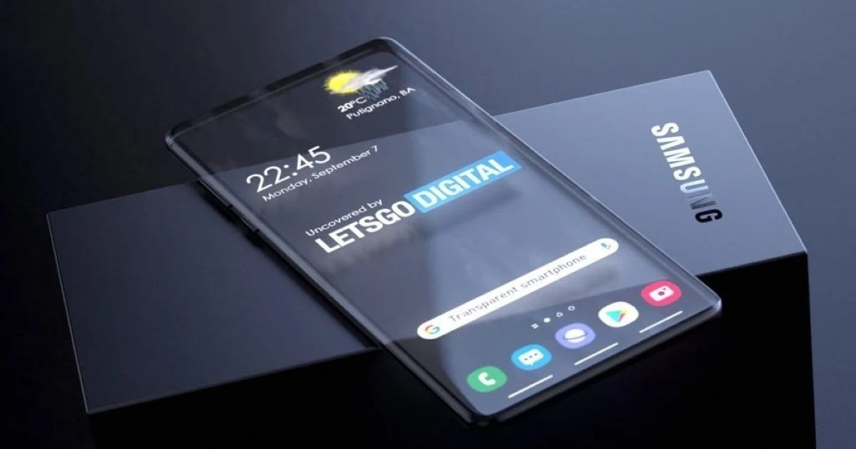 Samsung мөлдір экранды смартфон жасап шығарады