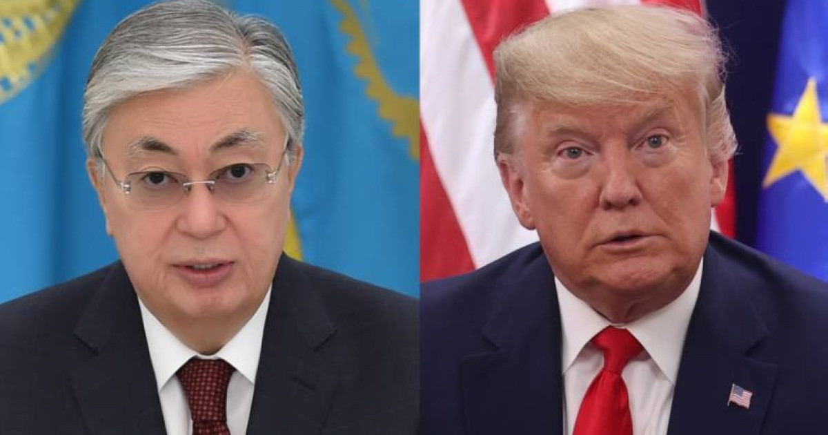 Дональд Трамп Тоқаевқа жеделхат жолдады