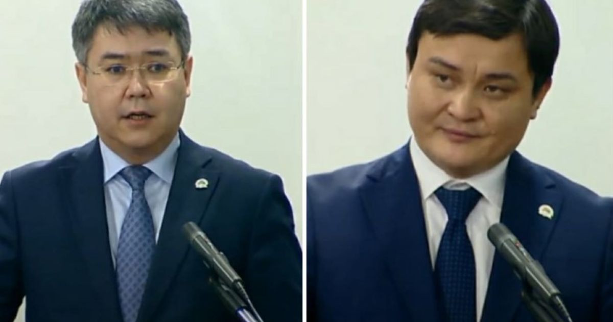 Жаңадан тағайындалған екі министр ант берді (видео)