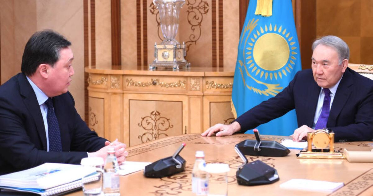 «Nur Otan» партиясының Төрағасы Асқар Маминді қабылдады