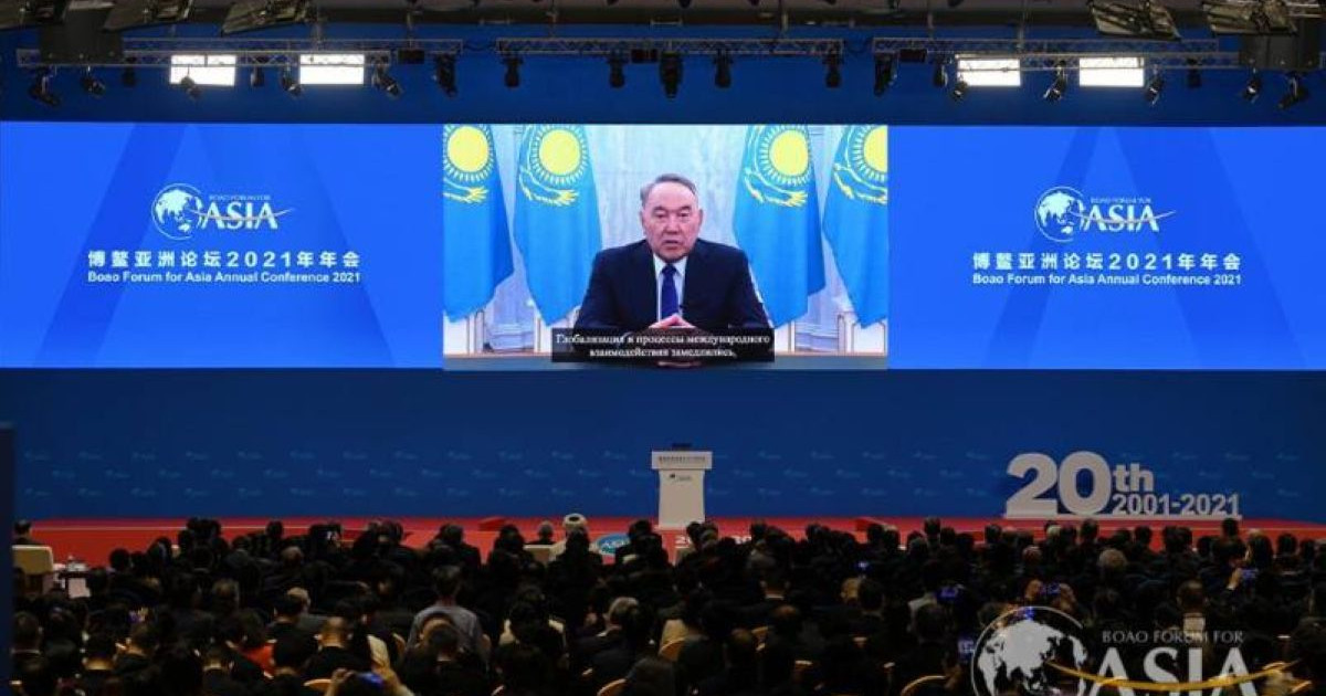 Боао азиялық форумы: Елбасы бейнеүндеу жасады
