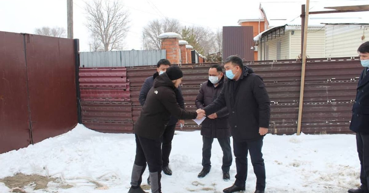 Өрттен зардап шеккен азаматқа көмек көрсетілді