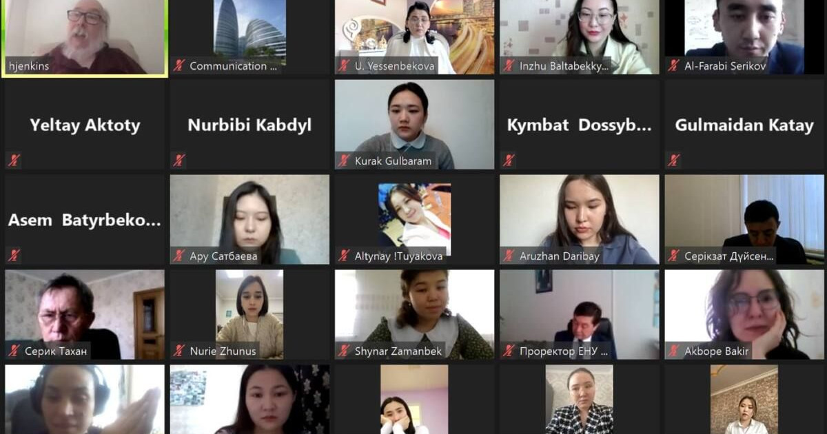 ЕҰУ профессоры Калифорниялық ғалыммен бірге конференция өткізді