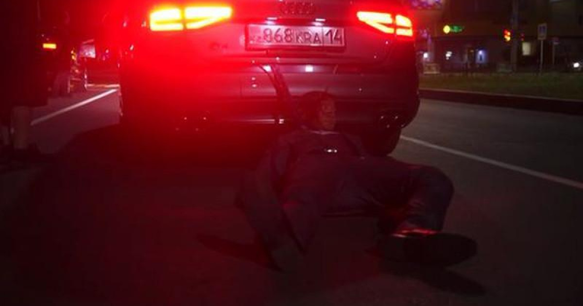Полиция адам сүйреп бара жатқан көлікке қатысты мән-жайды анықтады